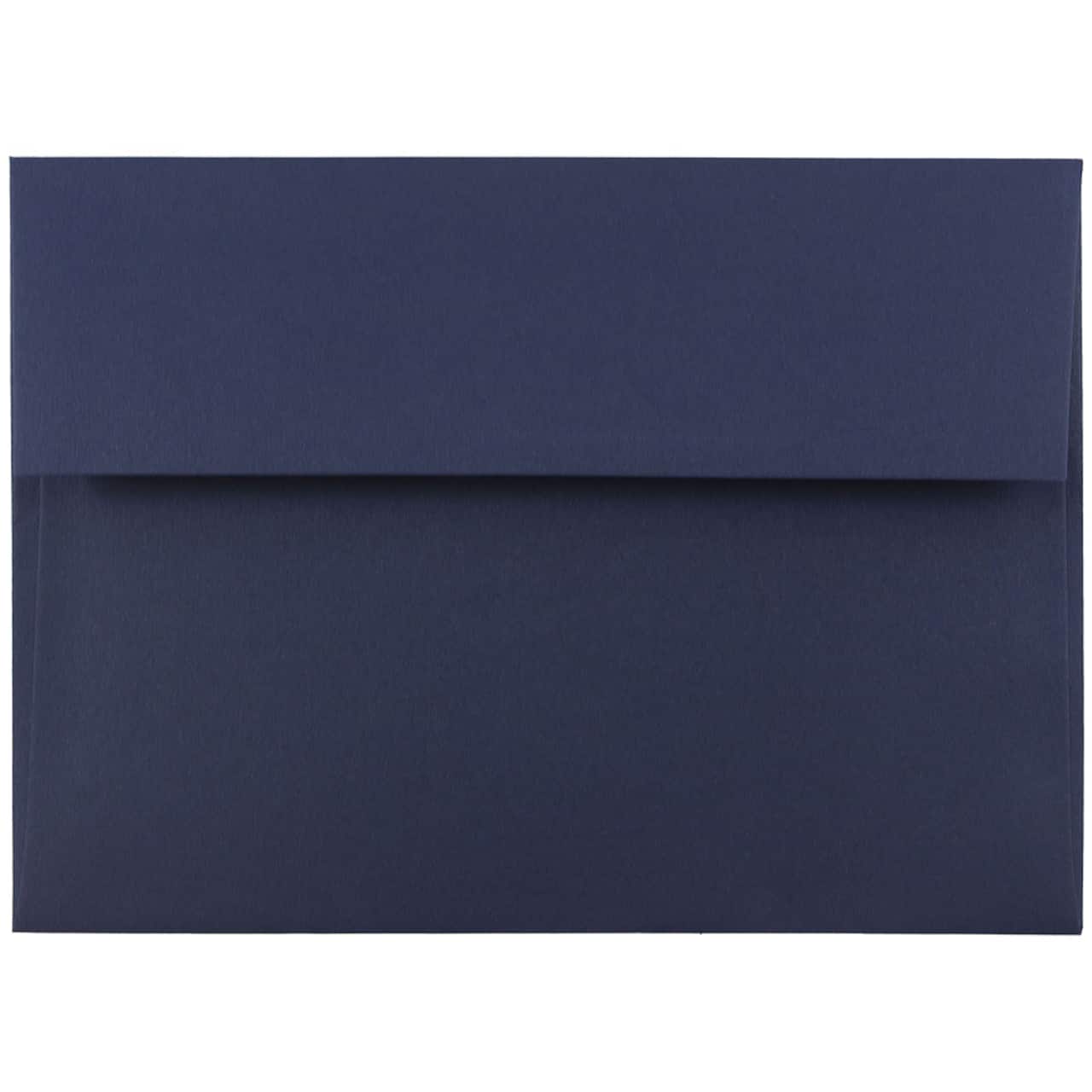 JAM Paper A7 Navy Blue Premium Invitation Envelopes